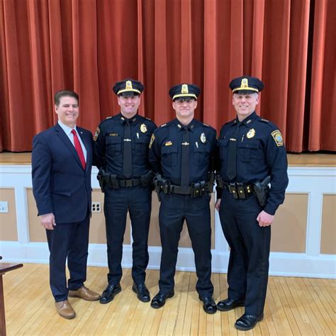 Dubois is pleased to announce the academy graduation of the three newest officers of the Braintree Police Department. . Braintree police chief